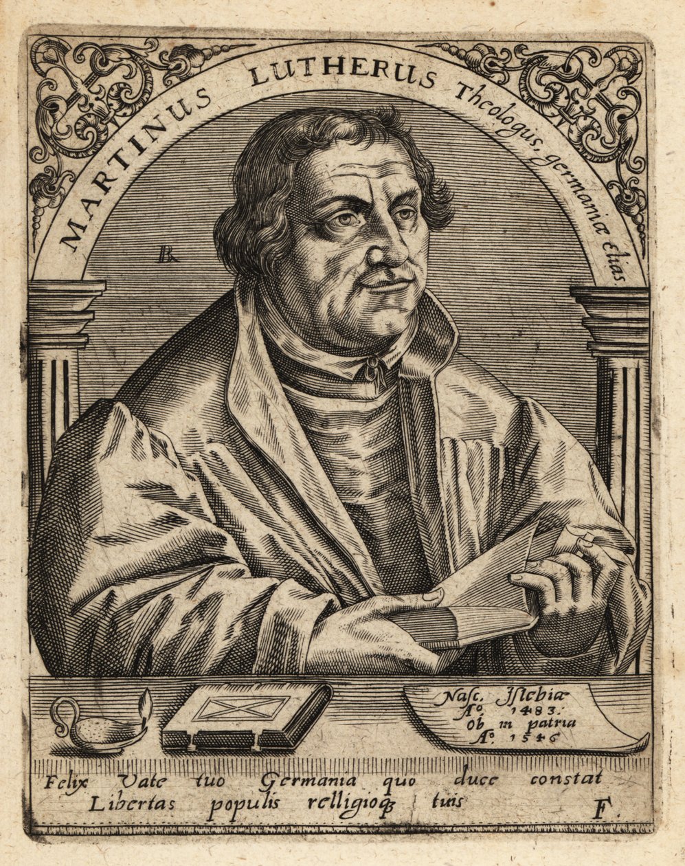Martin Luther - Theodore de Bry