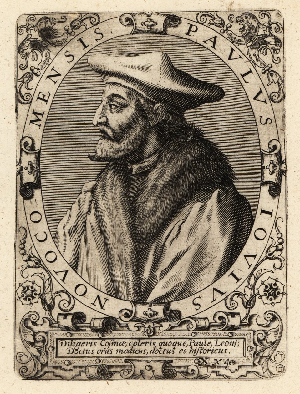 Paolo Giovio, médecin italien - Theodore de Bry