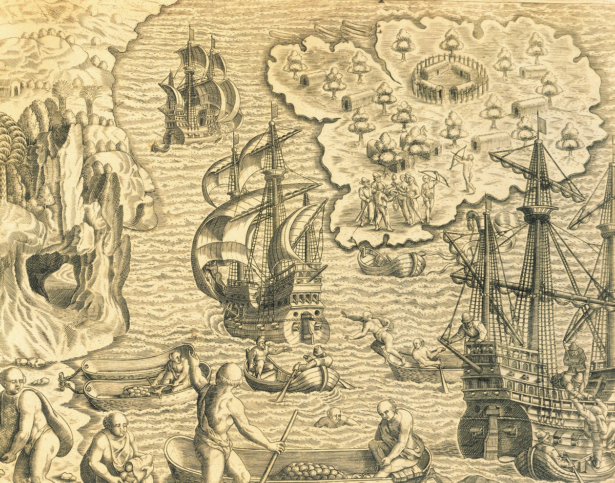 Îles des Perles - Theodore de Bry