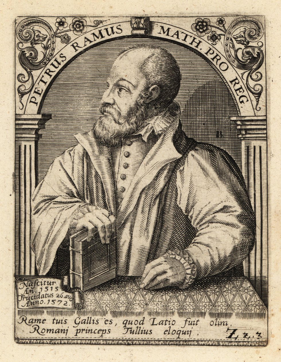 Petrus Ramus, humaniste français - Theodore de Bry