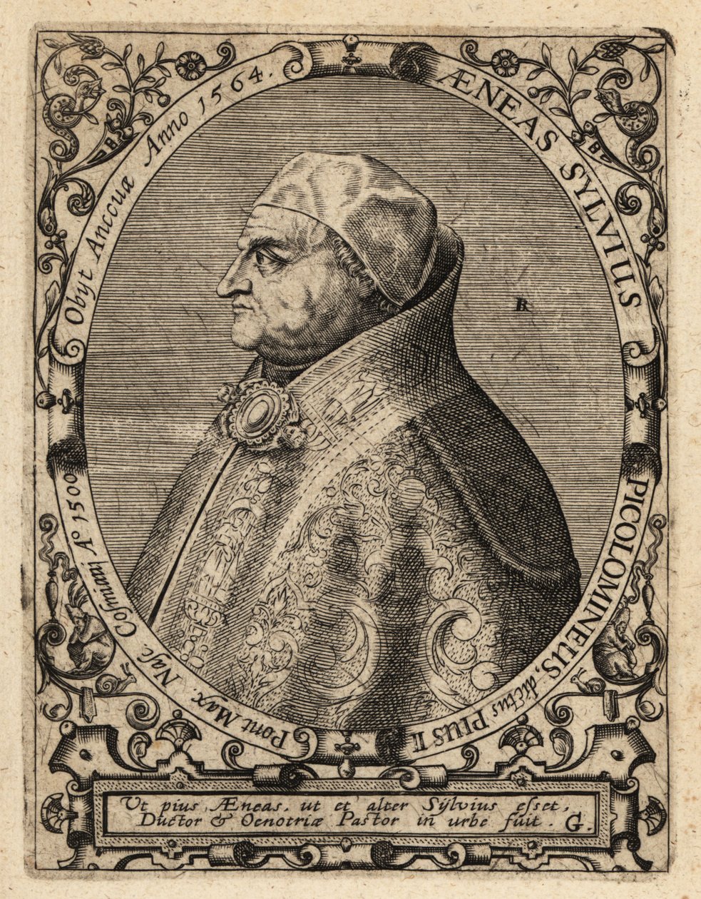 Pape Pie II - Theodore de Bry