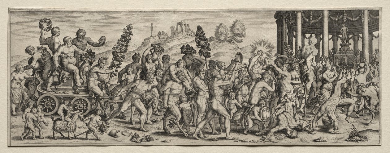Triomphe de Bacchus - Theodore de Bry