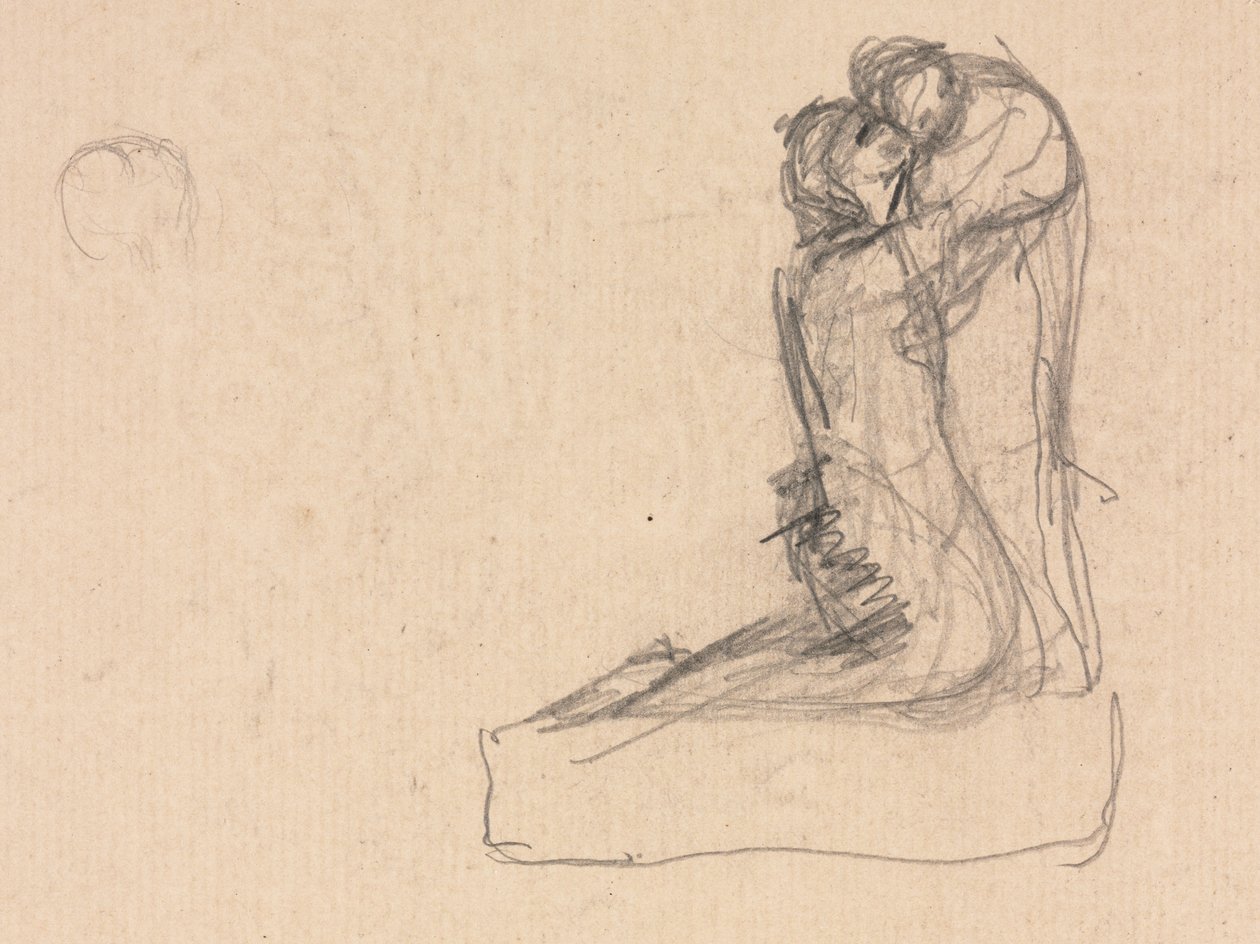Esquisse de deux figures s