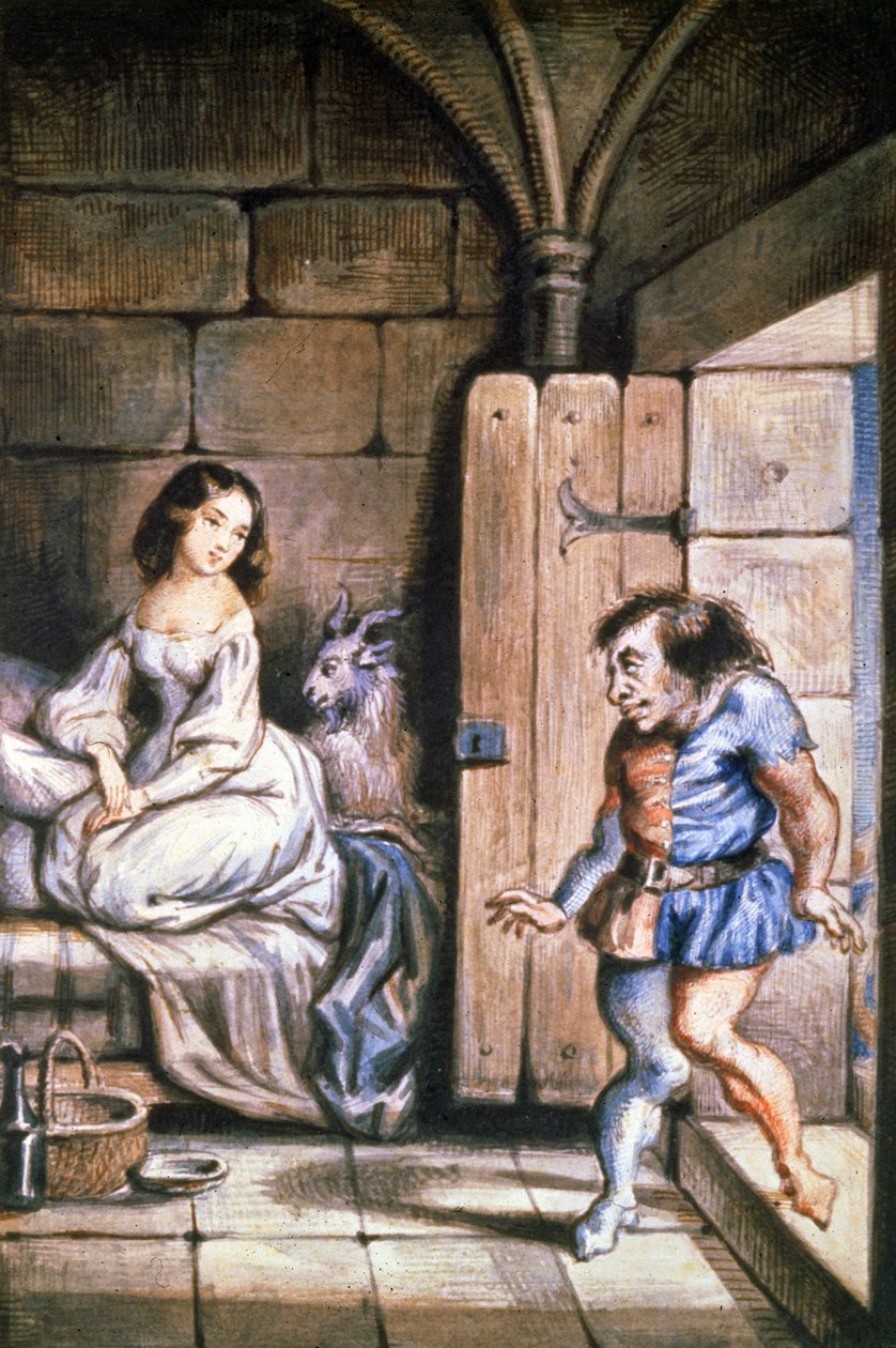 Esmeralda et Quasimodo, c.1831-1835 - Theophile (after) Gautier