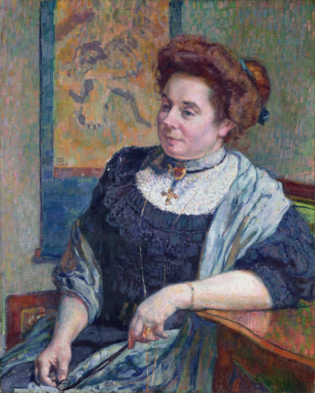 Madame Maurice Denis, 1908 - Théo van Rysselberghe