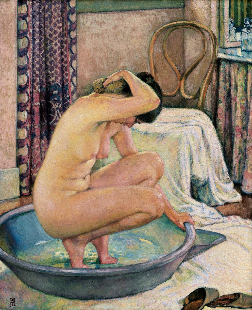 Nu dans un bassin - Théo van Rysselberghe