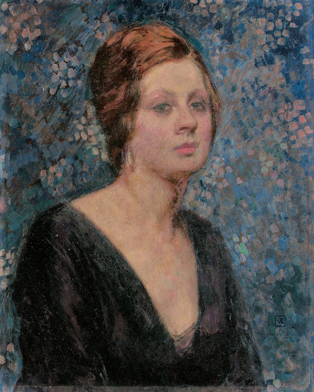 Portrait de Valentine Tessier, 1914 - Théo van Rysselberghe