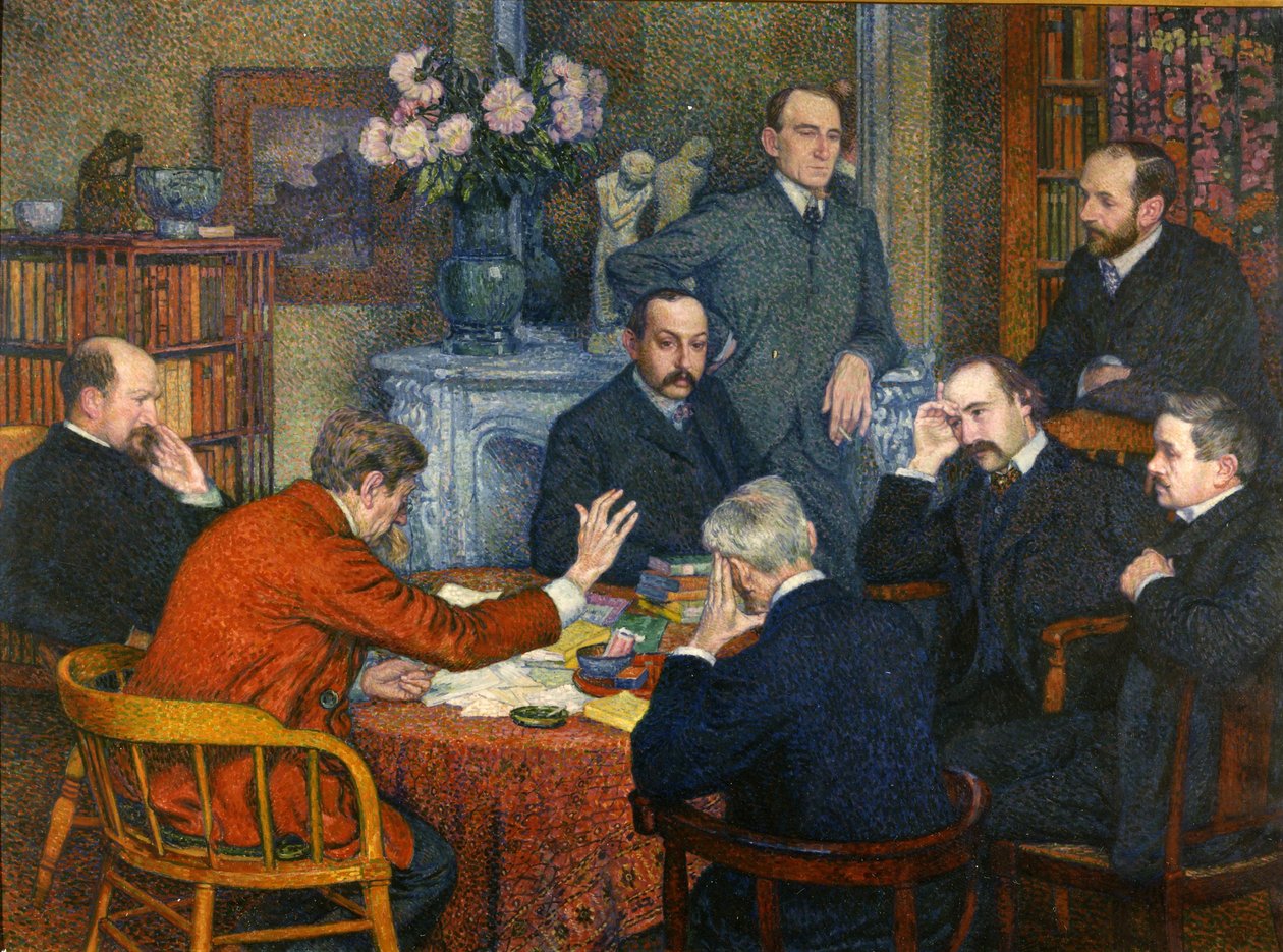 La Conférence par Emile Verhaeren, 1903 - Théo van Rysselberghe