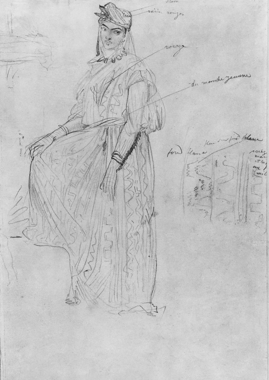 Femme maure - Théodore Chassériau