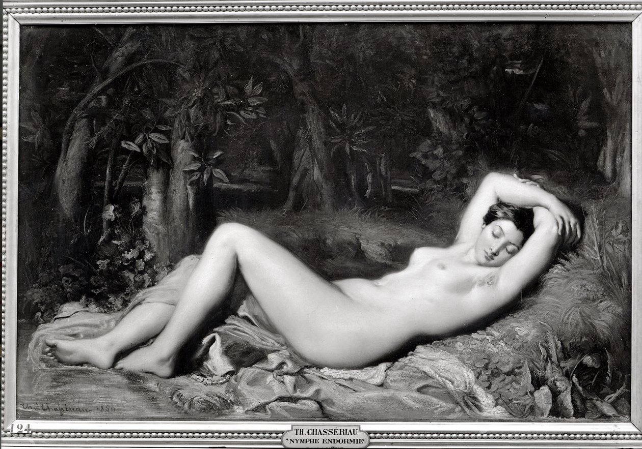 Nymphe endormie - Théodore Chassériau