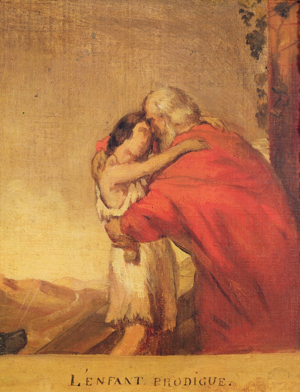 Le retour du fils prodigue (étude préparatoire) - Théodore Chassériau