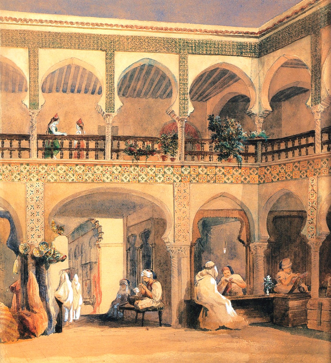 Bazar à Orléans, années 1840 - Théodore Chassériau