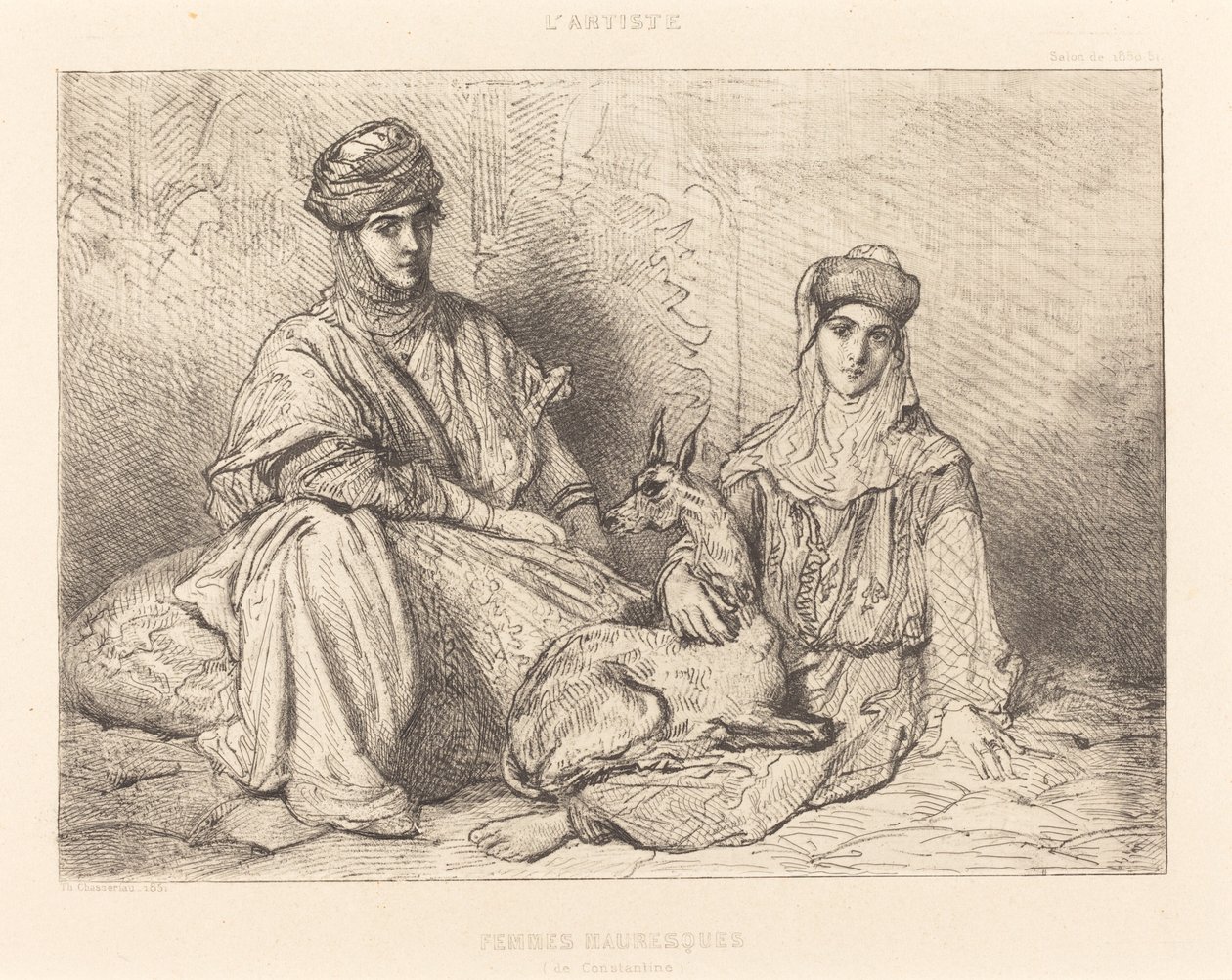 Femmes mauresques de Constantine - Théodore Chassériau