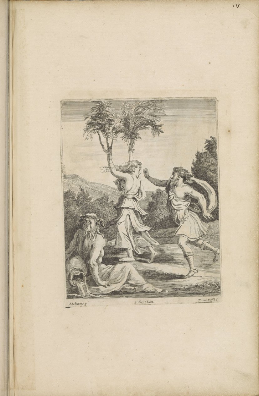 Apollon et Daphné - Théodorus van Kessel