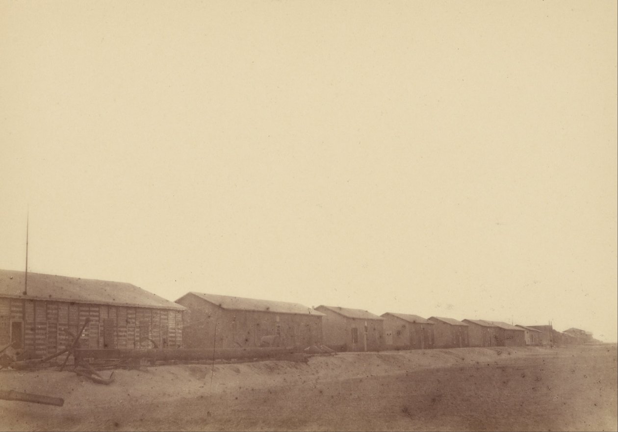 Paysage avec entrepôts - Théodule Devéria
