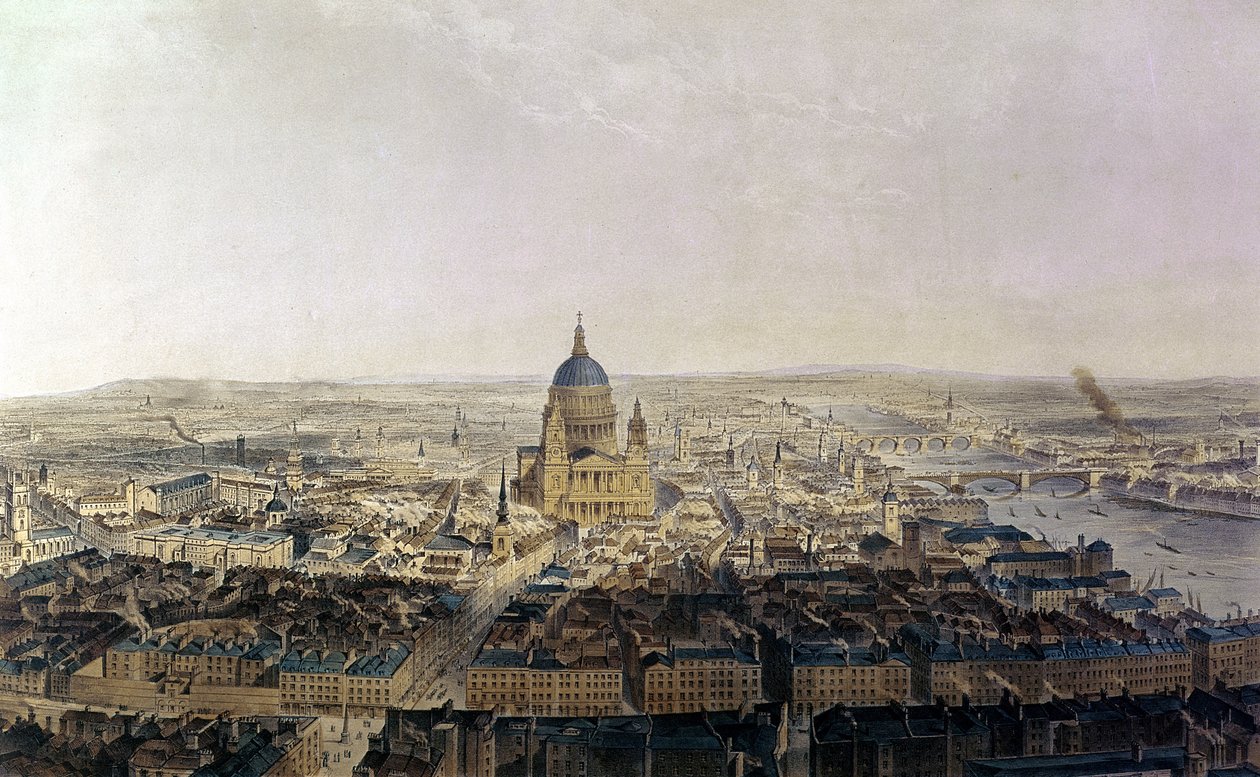 Vue de la ville, depuis l