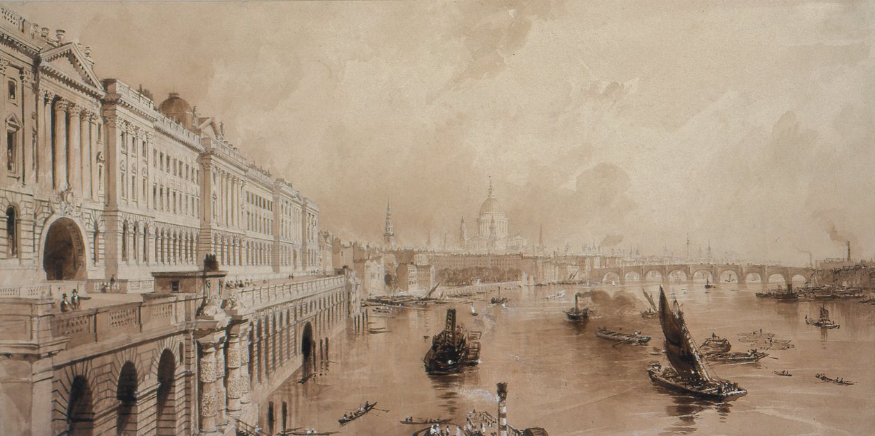 Somerset House - Thomas Allom