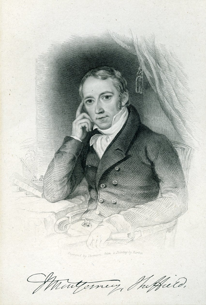 Portrait de James Montgomery, c.1820 - Thomas Barber