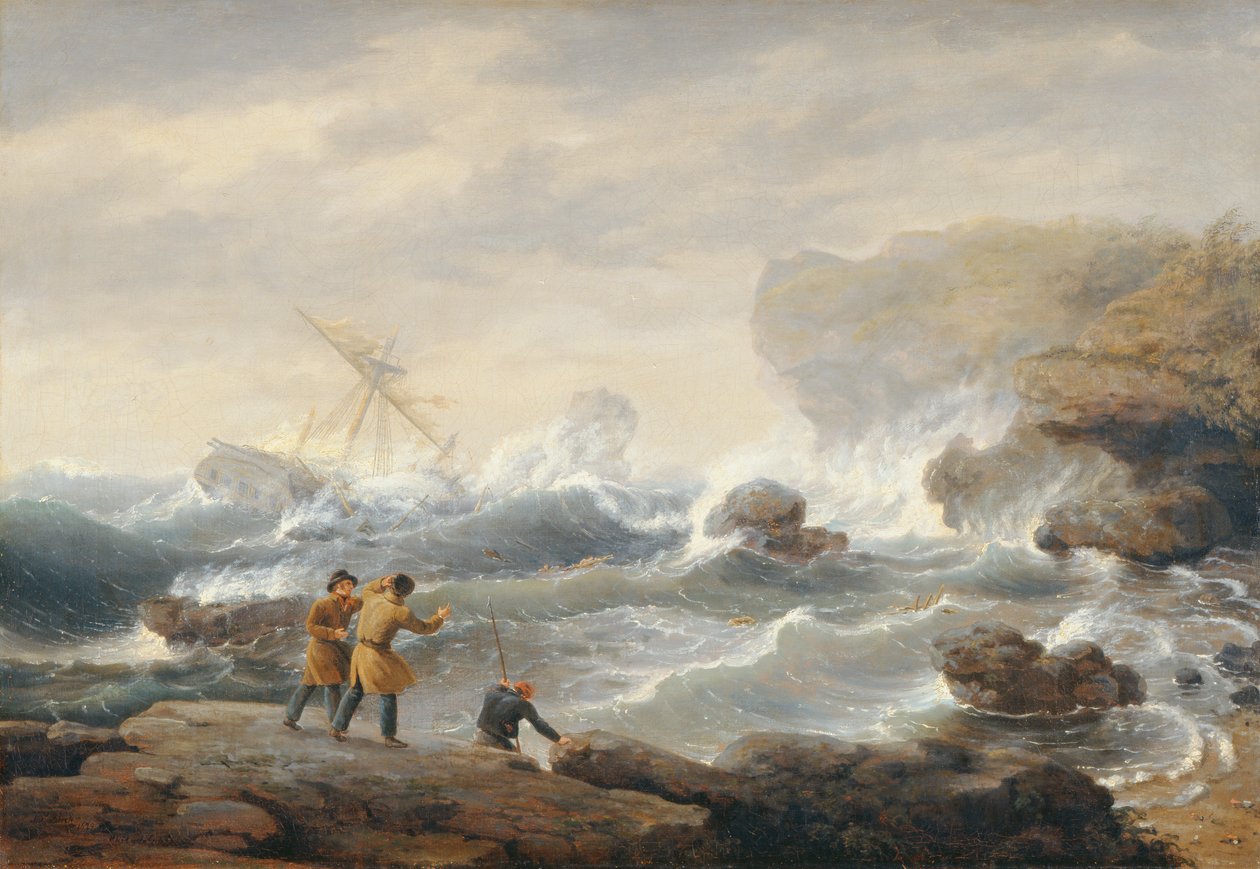 Naufrage, 1829 - Thomas Birch