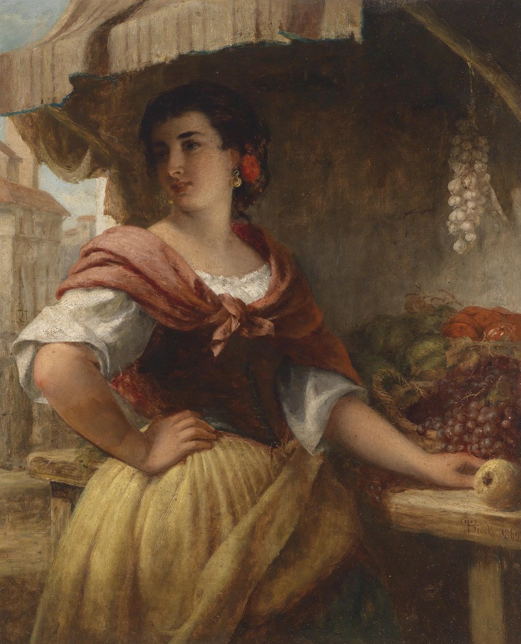 La vendeuse de fruits - Thomas Brooks