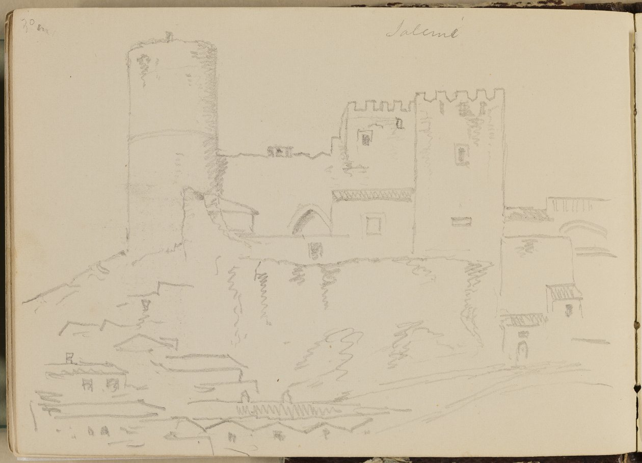 Château de Salemi, 1842 - Thomas Cole