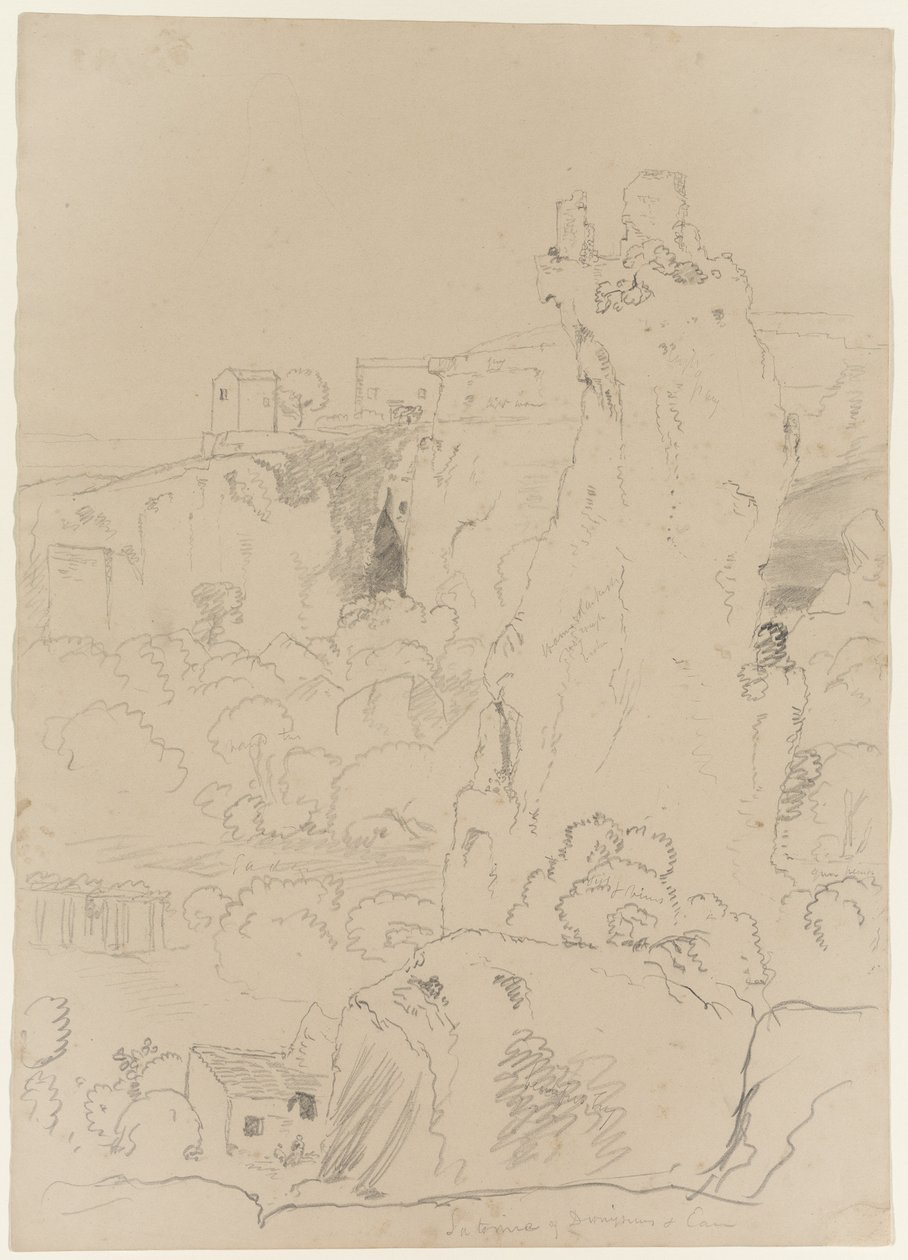 Oreille de Denys dans la Latomia del Paradiso, Syracuse, Sicile - Thomas Cole