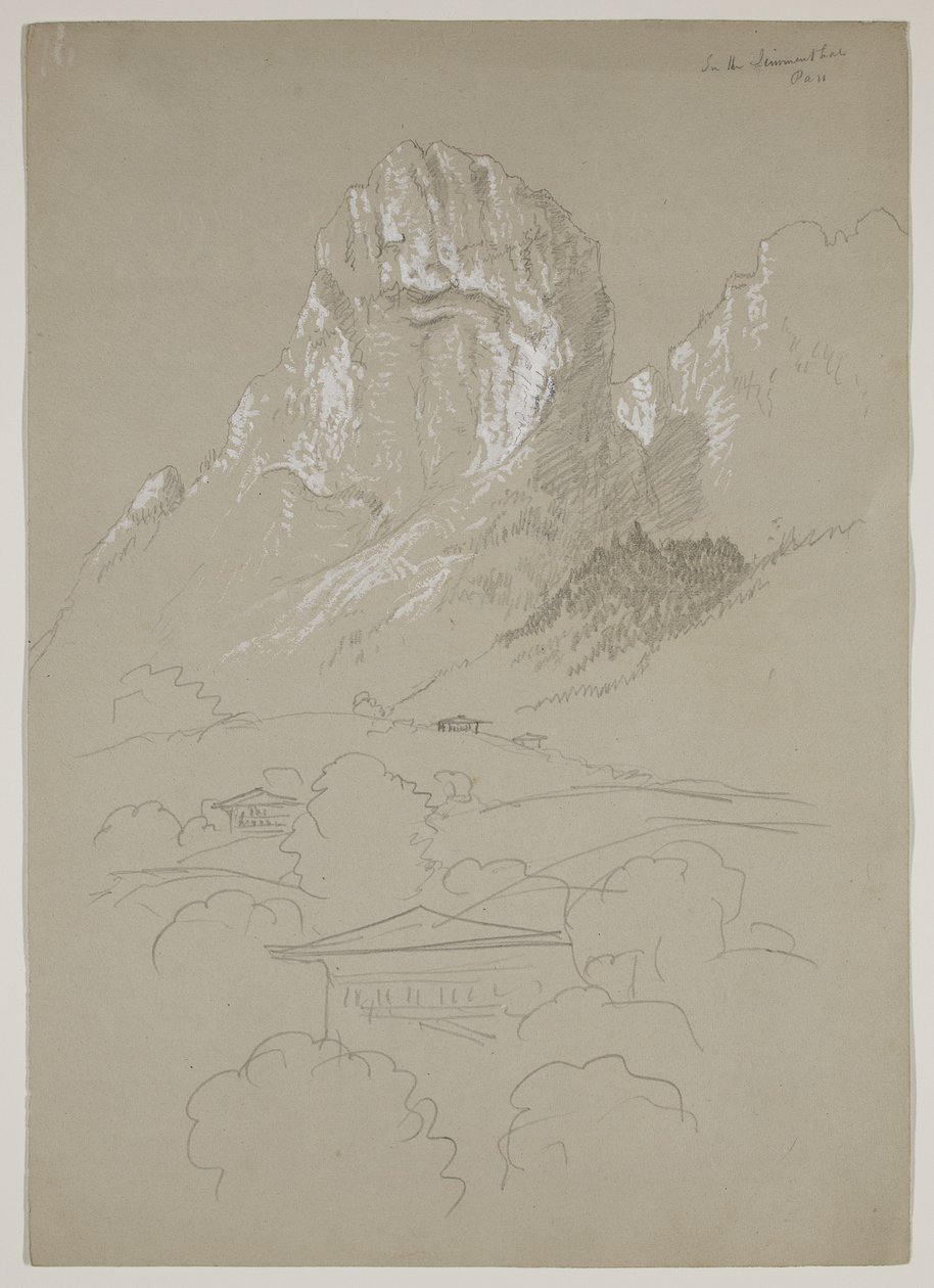 Dans le Simmental, Suisse, 1841 - Thomas Cole