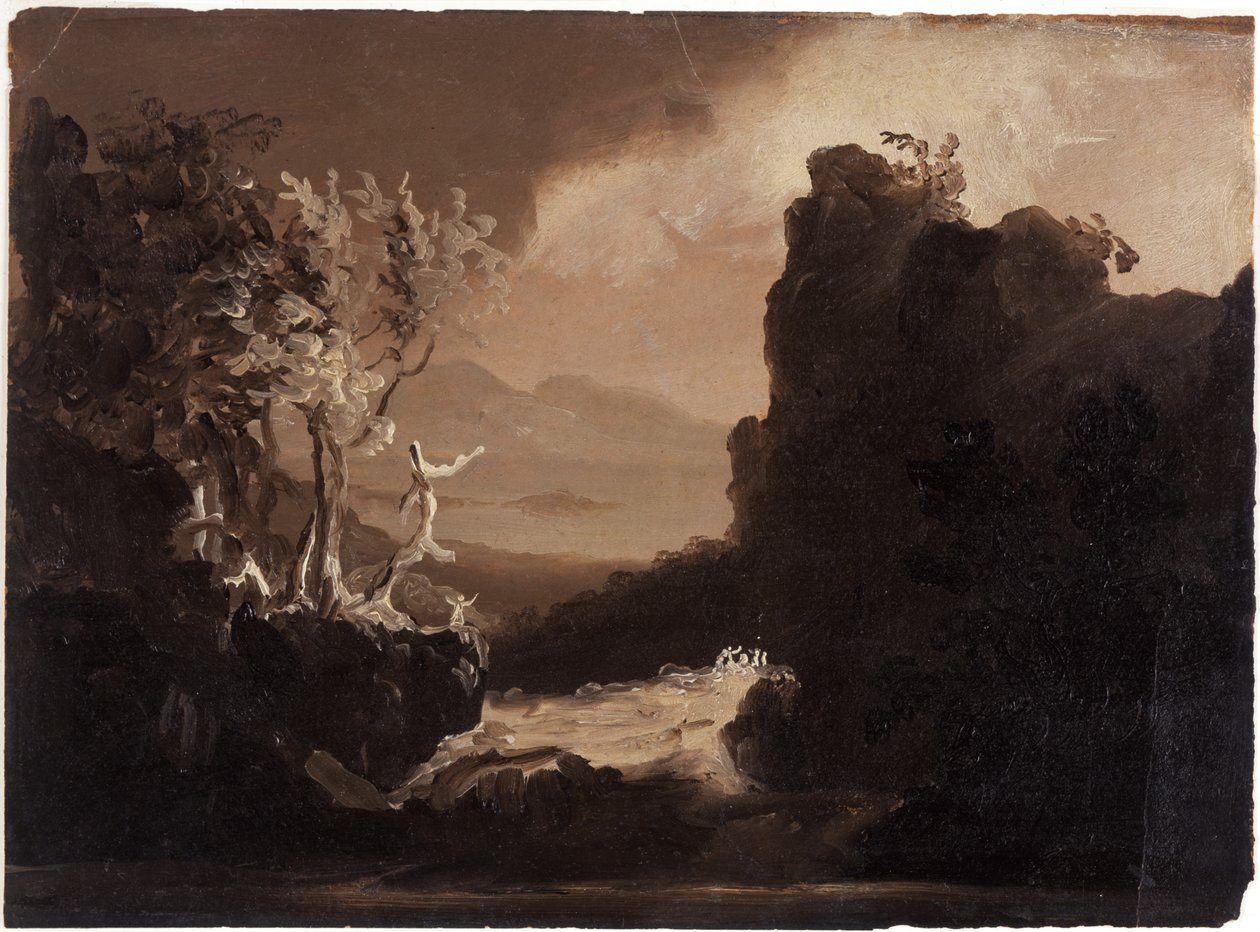 Paysage romantique (Le Dernier des Mohicans) - Thomas Cole
