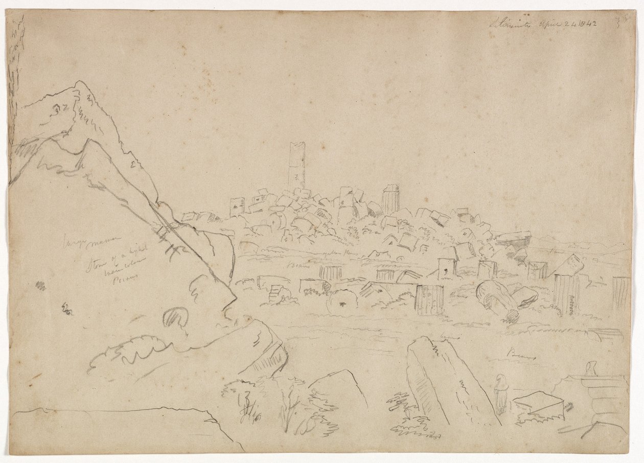 Selinunte, Sicile, 1842 - Thomas Cole