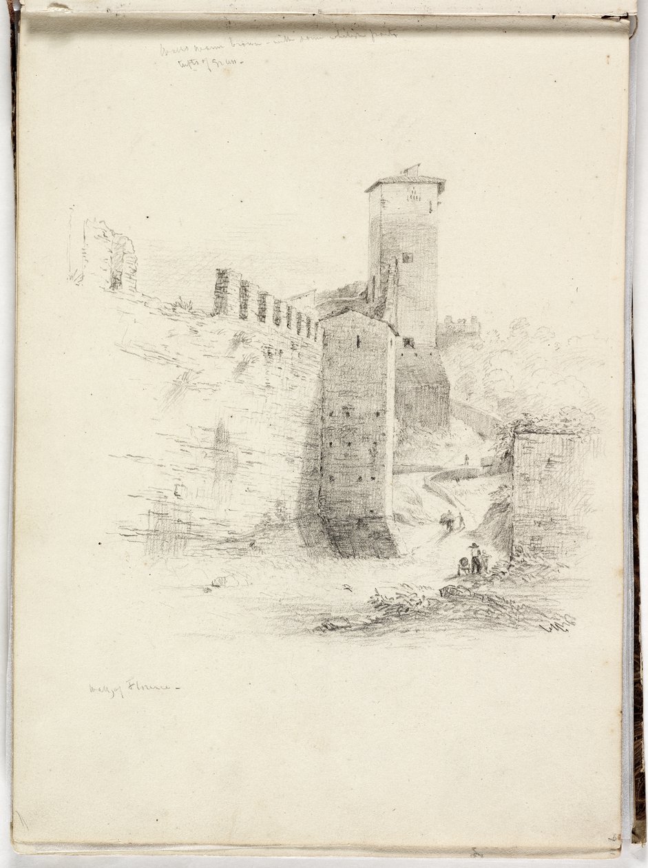Mur de Florence, 1831 - Thomas Cole