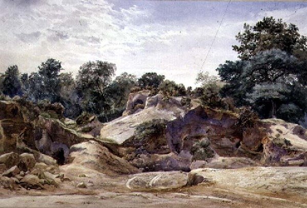 Carrière de gravier à Hampstead - Thomas Collier