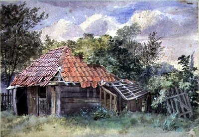 Paysage avec cabane - Thomas Collier