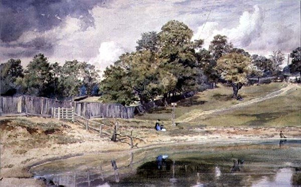 Étang à Hampstead - Thomas Collier