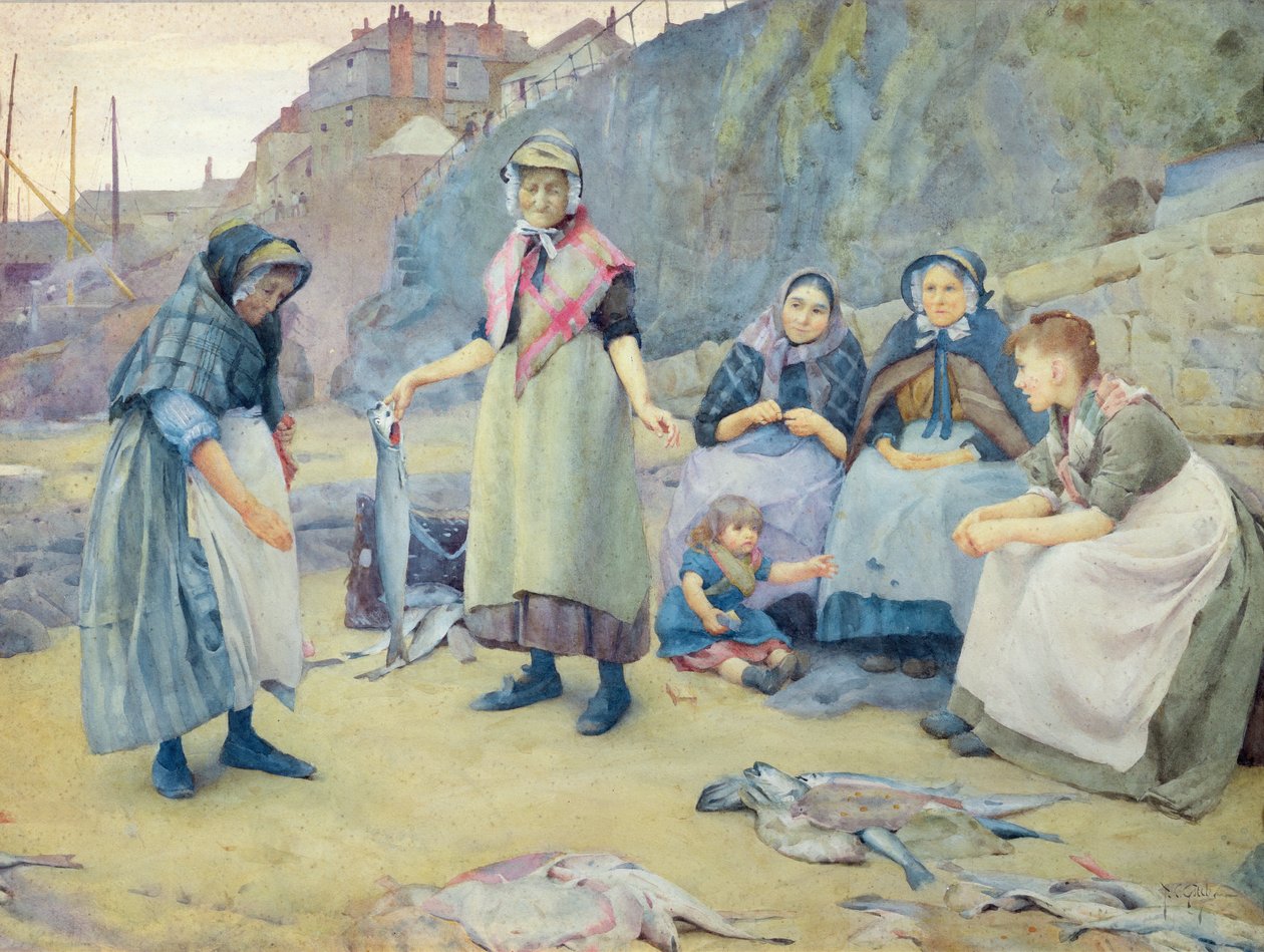 Montrant des Poissons, 1891 - Thomas Cooper Gotch