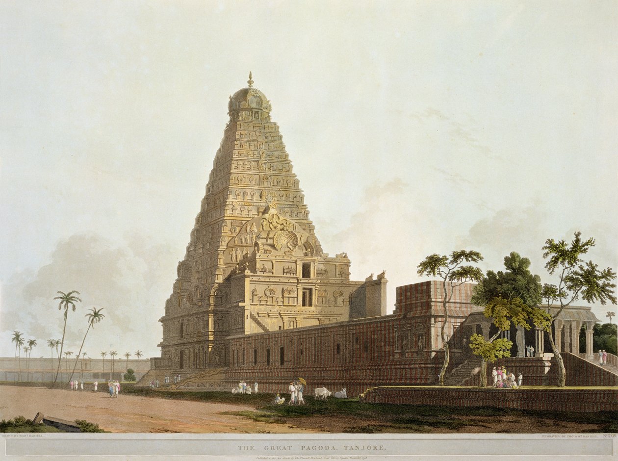 La grande pagode, Tanjore, planche XXIV de 