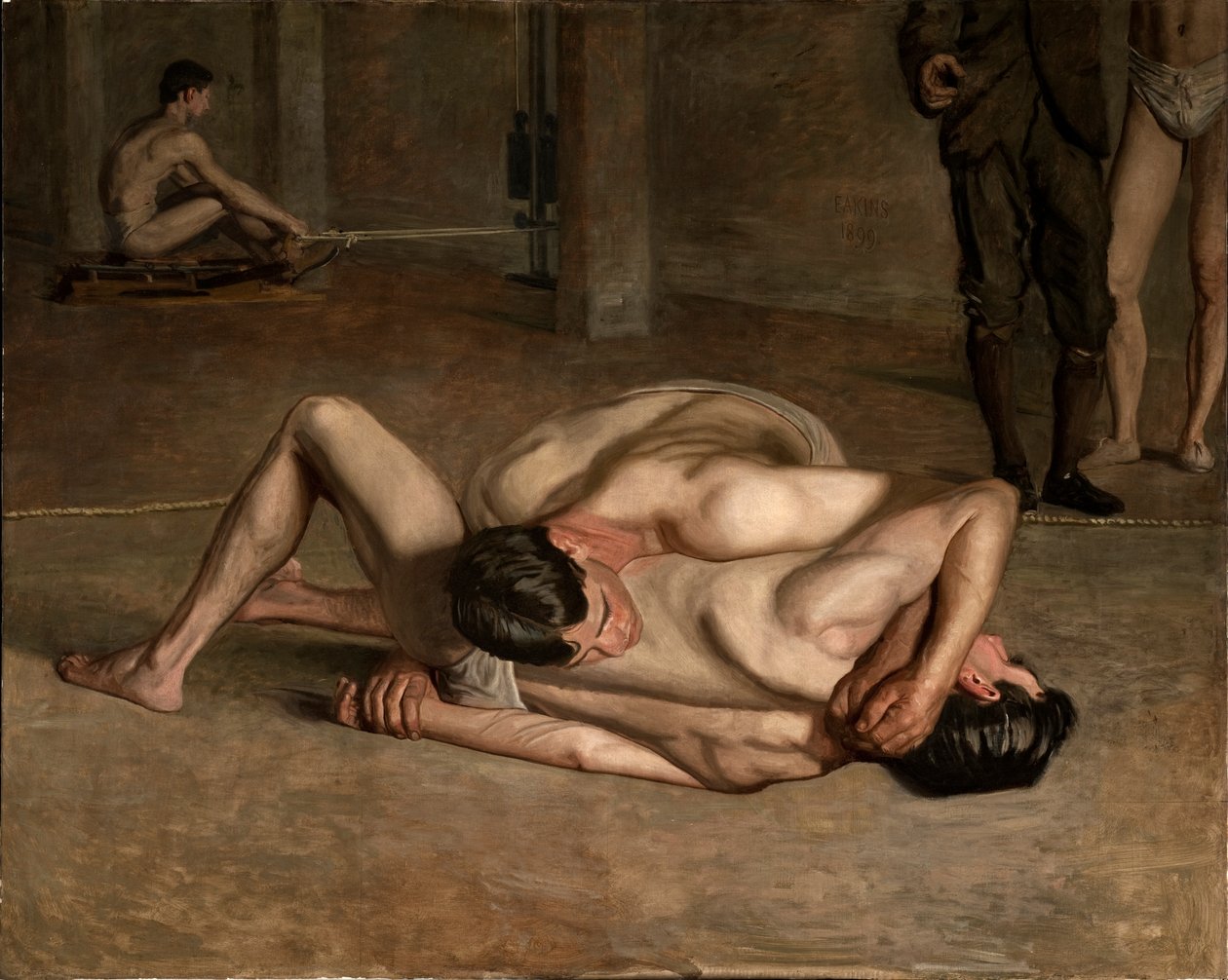 Lutteurs - Thomas Eakins
