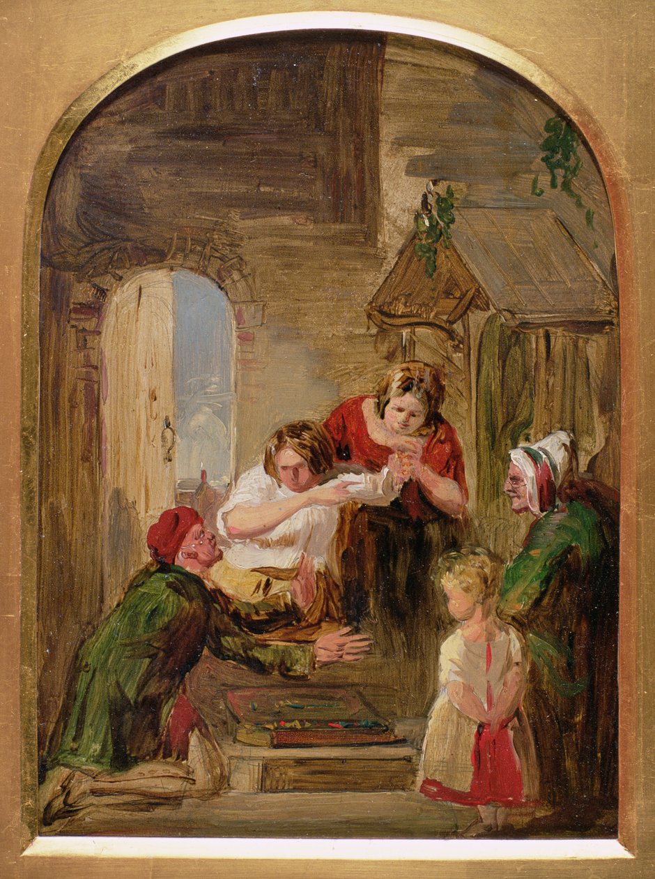 Le colporteur - Thomas Faed