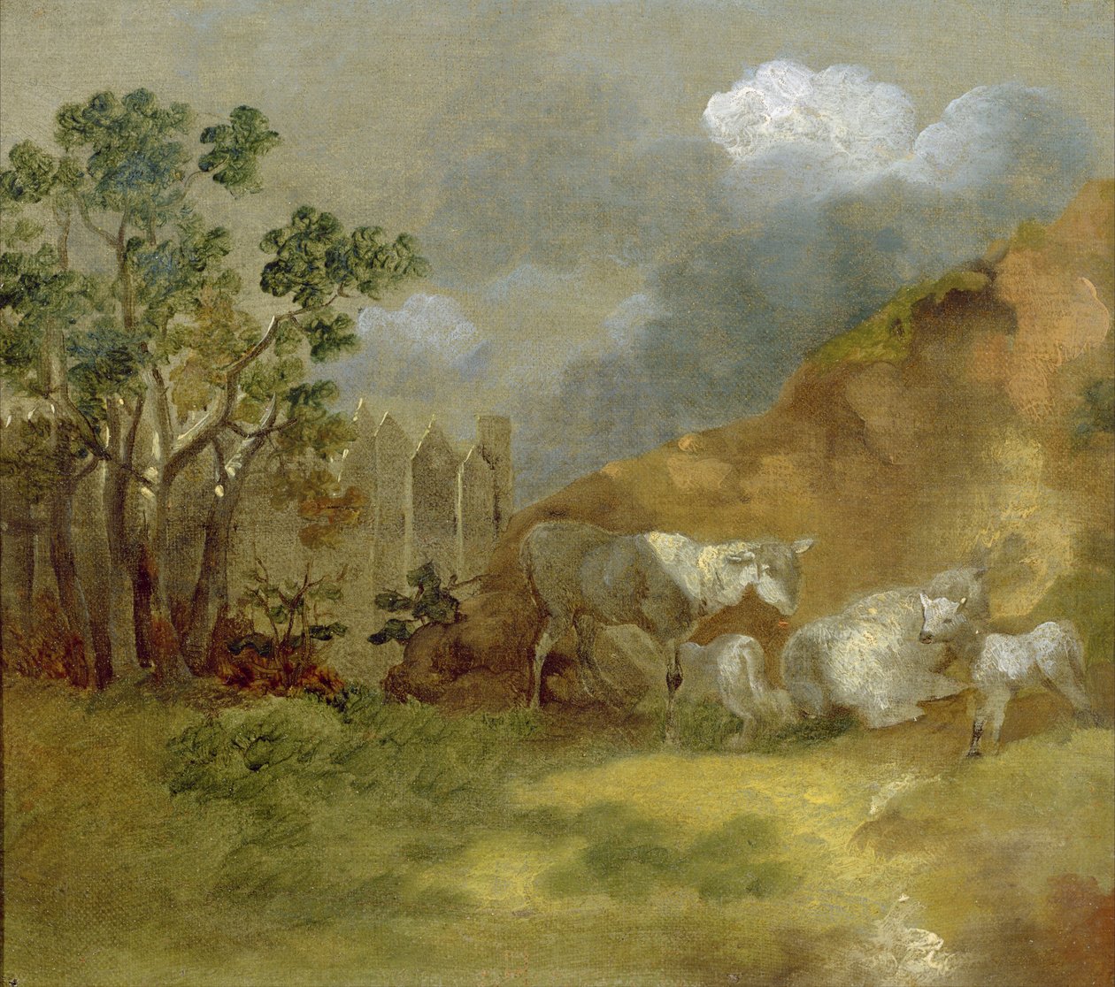 Paysage avec moutons - Thomas Gainsborough