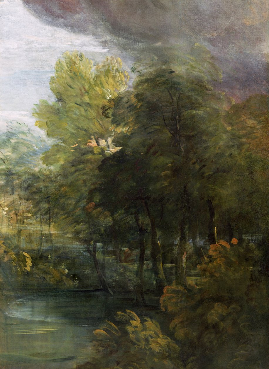 Paysage avec une mare - Thomas Gainsborough