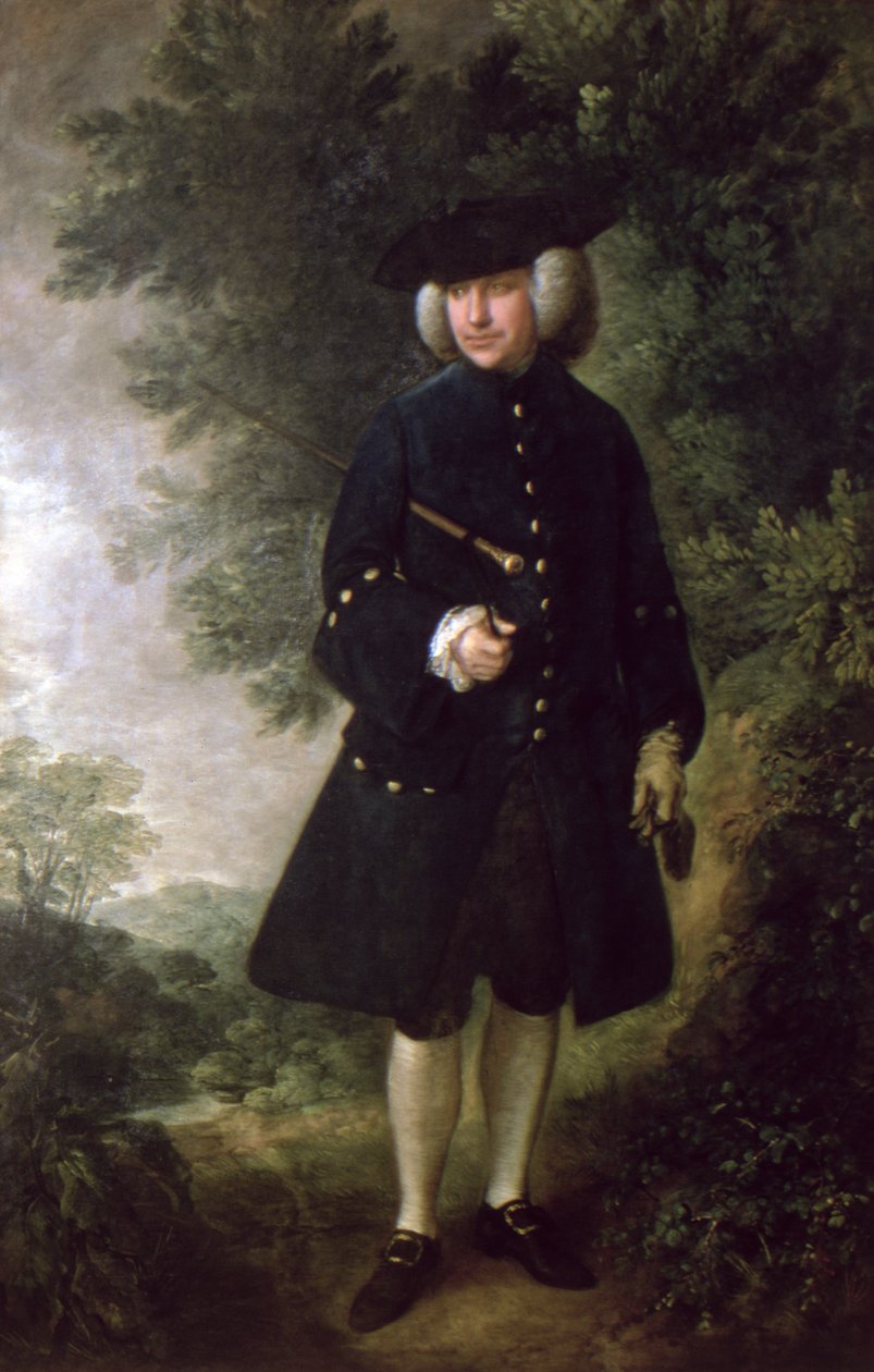 Portrait du Dr. Rice Charleton (1710-89) c.1764 - Thomas Gainsborough