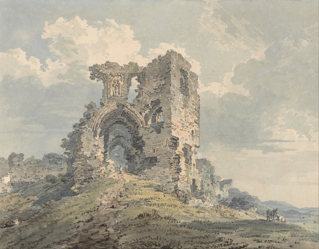 Château de Denbigh - Thomas Girtin