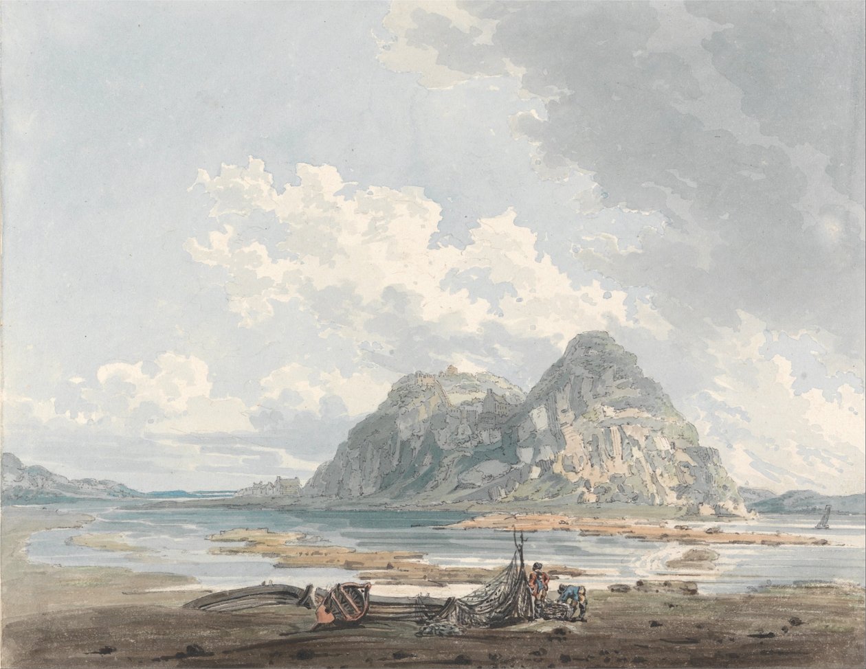 Rocher et château de Dumbarton - Thomas Girtin