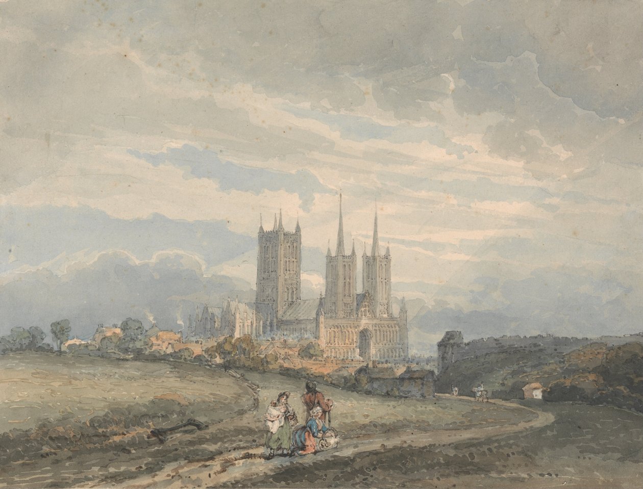 Cathédrale de Lincoln - Thomas Girtin