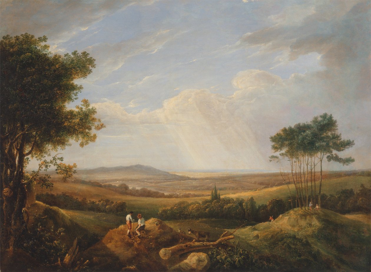 Paysage avec figures - Thomas Hastings