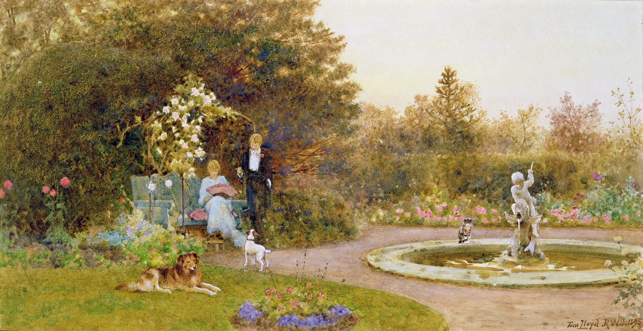 Fiancés, 1895 - Thomas James Lloyd