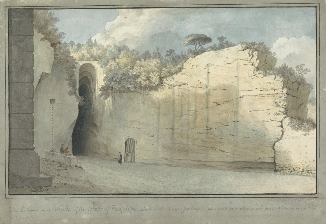 La Grotte de Posillipo, c.1782 - Thomas Jones