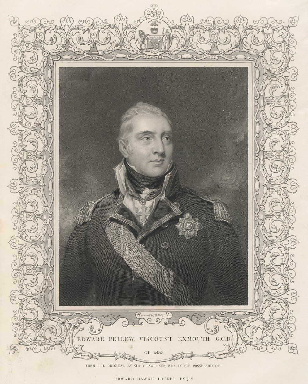 Amiral Sir Edward Pellew, vers 1810 - Thomas Lawrence