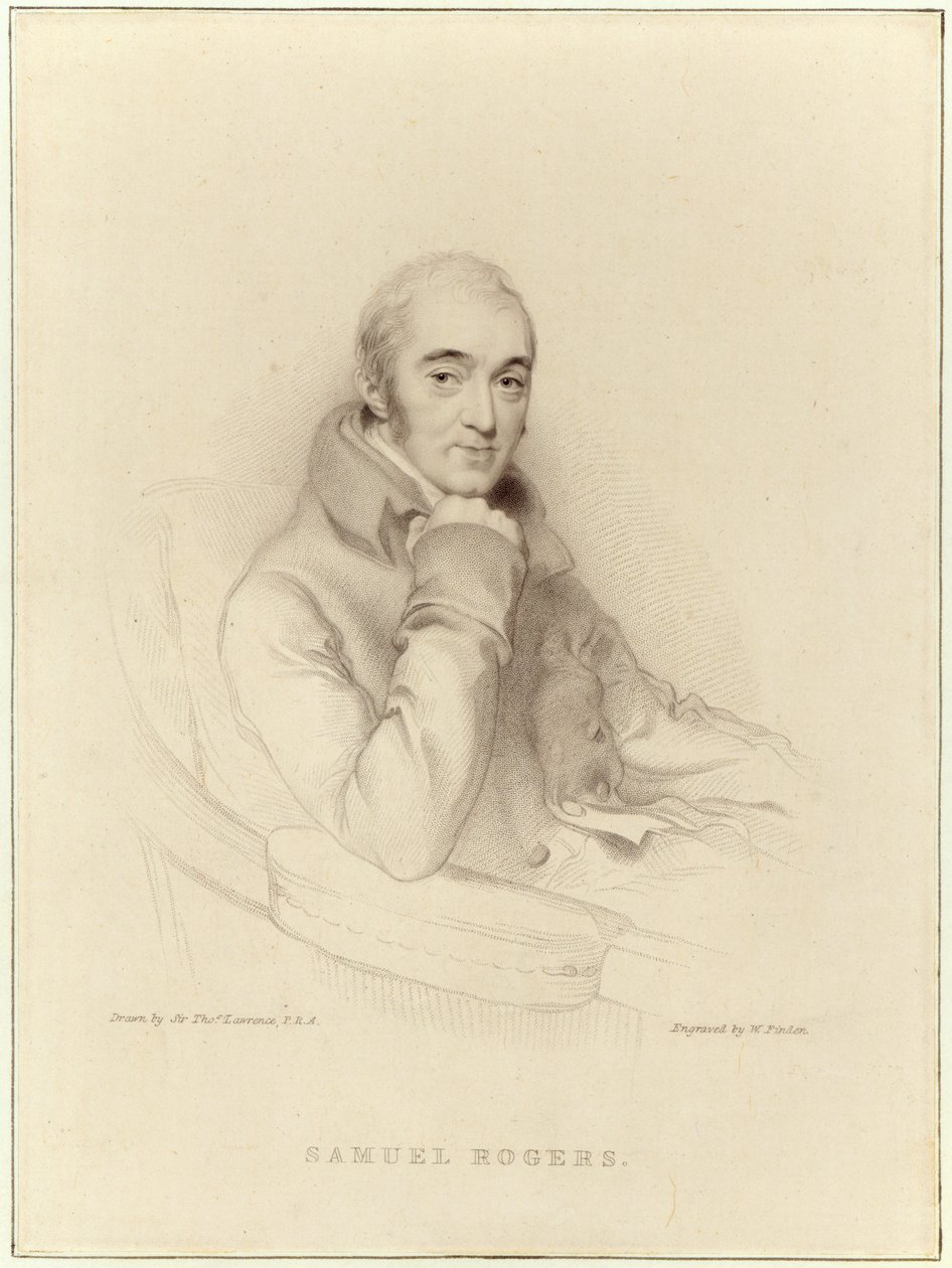 Samuel Rogers, gravé par William Finden - Thomas Lawrence