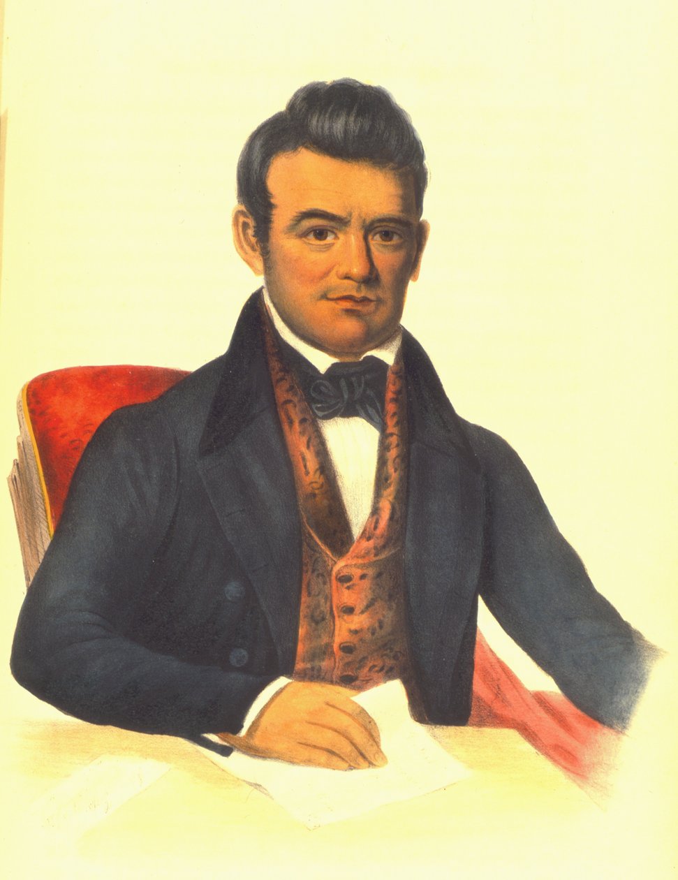 John Ross, un chef Cherokee, 1854 - Thomas Loraine McKenney