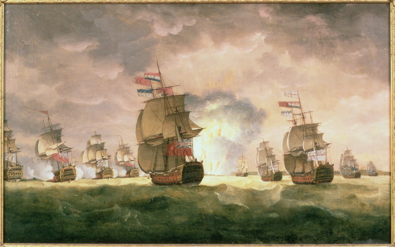 La Victoire de Rodney au large du Cap Saint-Vincent - Thomas Luny